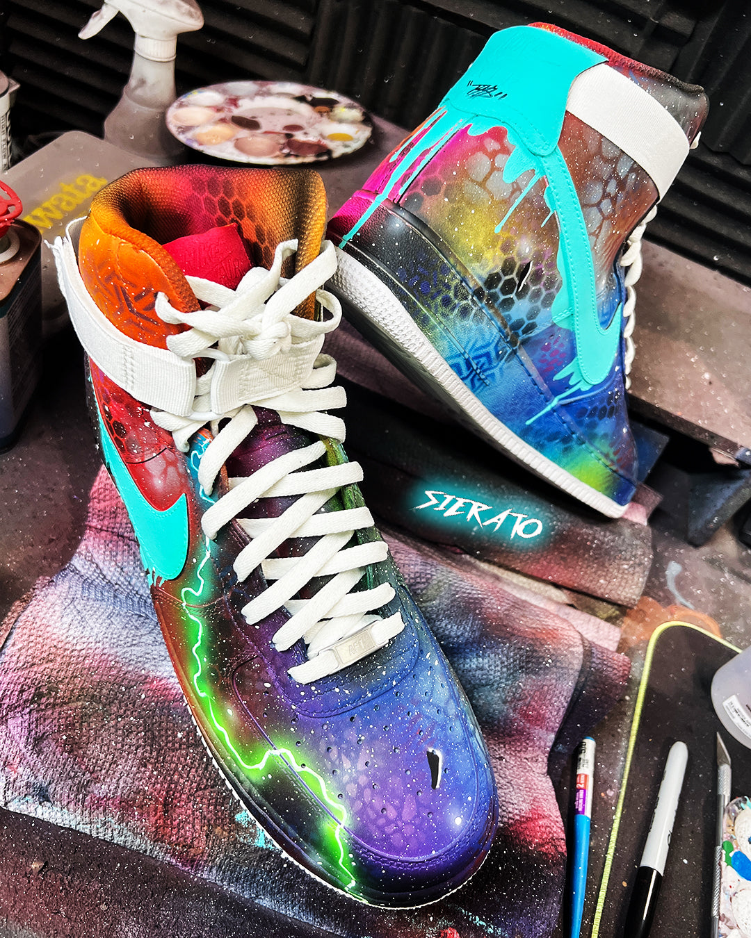 Nike Air Force 1 — Galactic Drips