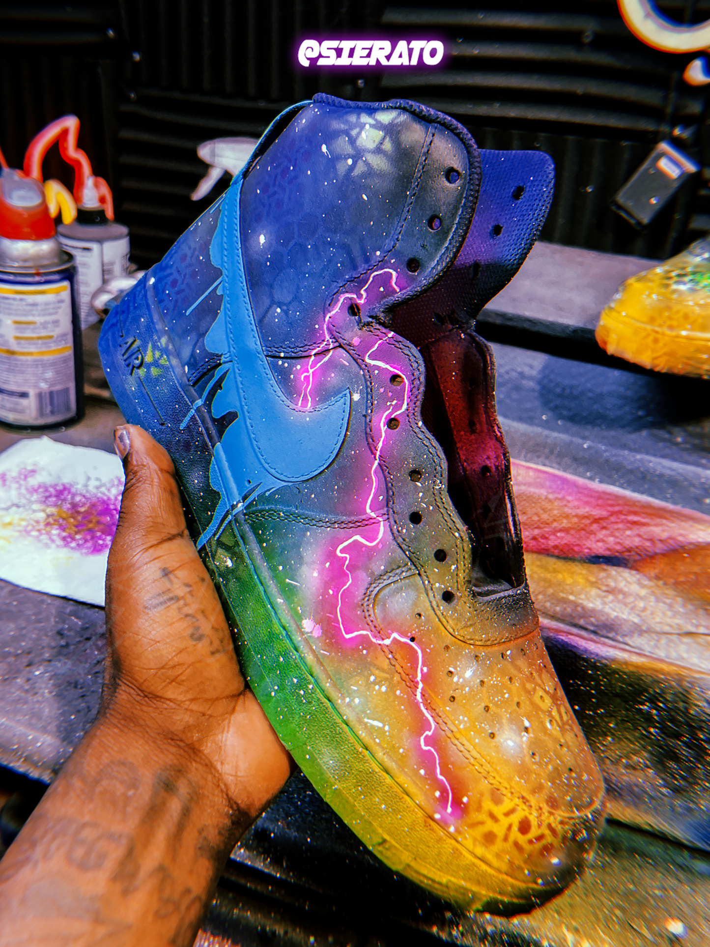 Nike Air Force 1 — Galactic Drips