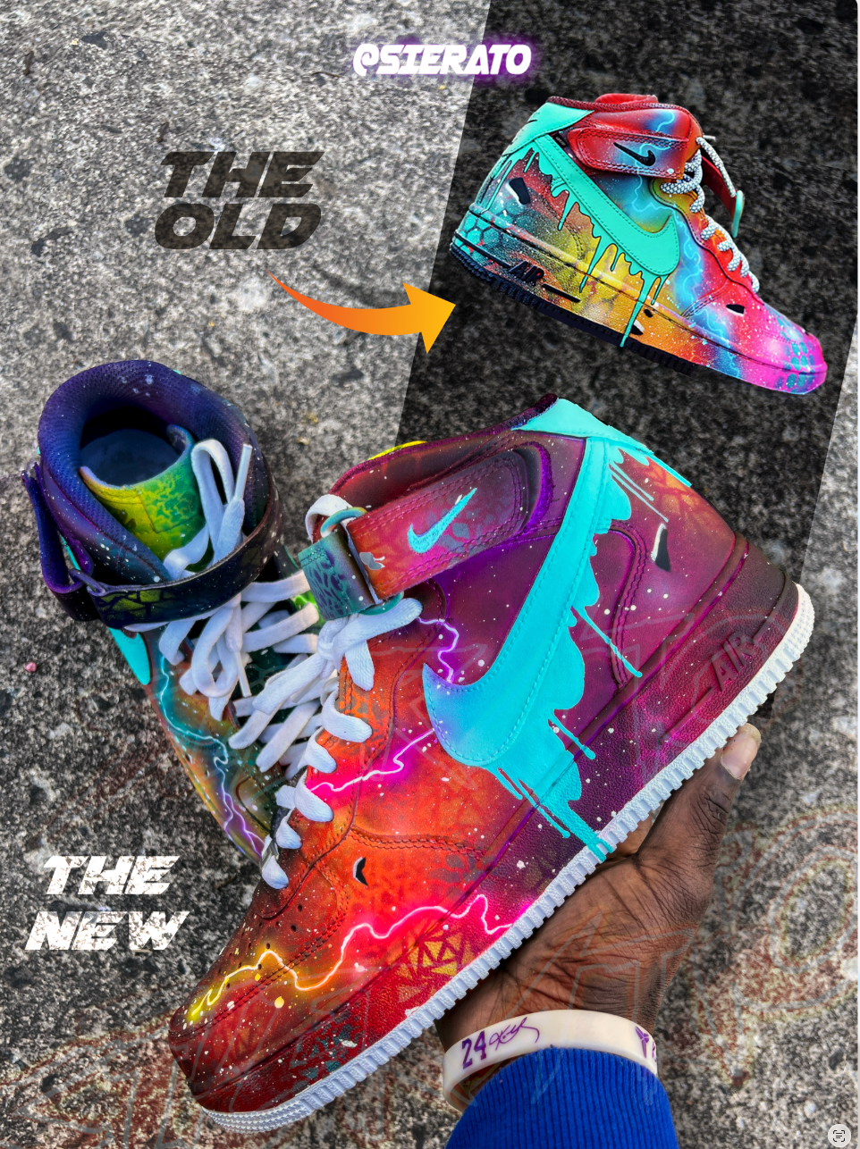 Nike Air Force 1 — Galactic Drips
