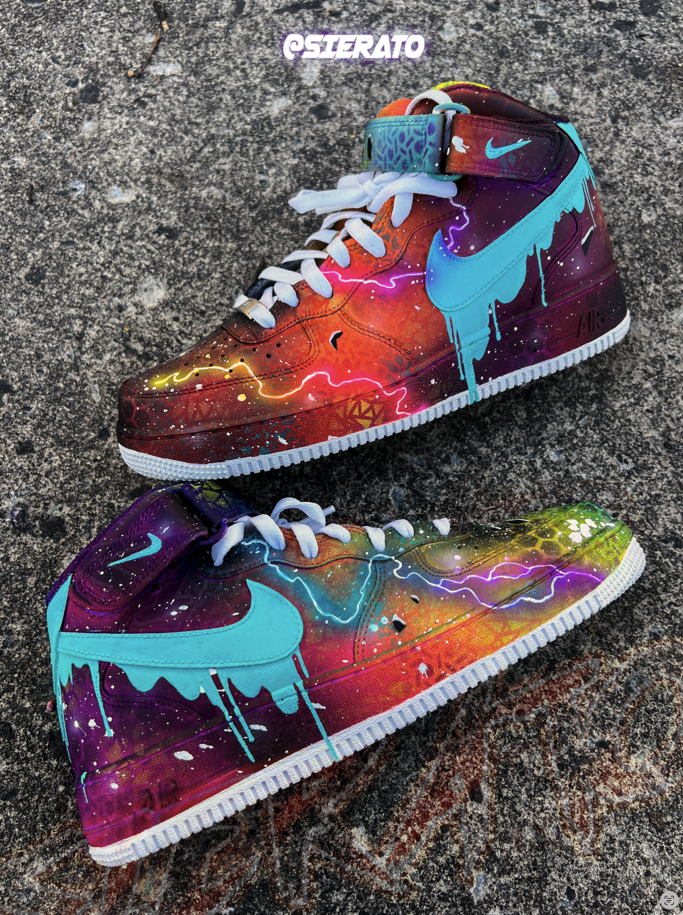 Nike Air Force 1 — Galactic Drips