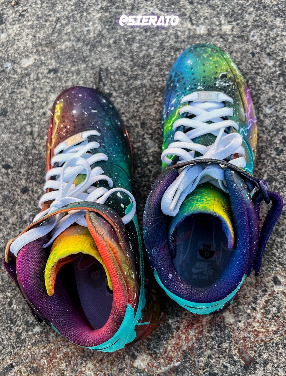 Nike Air Force 1 — Galactic Drips