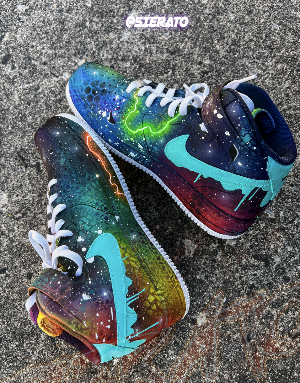 Nike Air Force 1 — Galactic Drips
