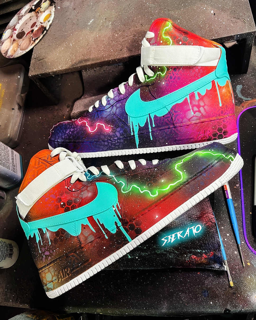 Nike Air Force 1 — Galactic Drips