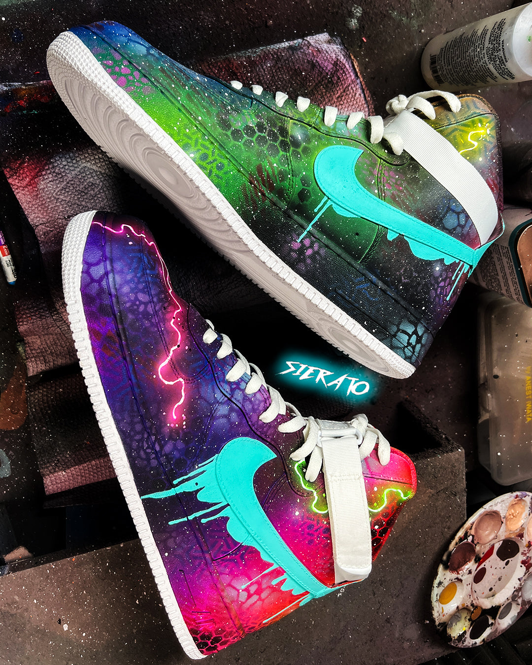 Nike Air Force 1 — Galactic Drips