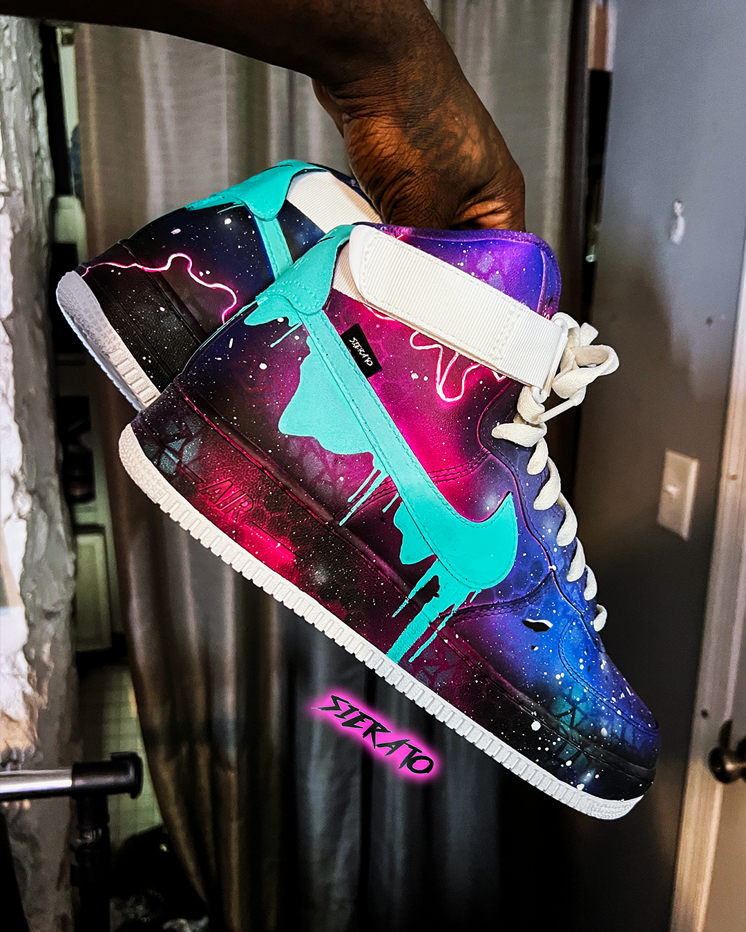 Nike Air Force 1 — Galactic Drips