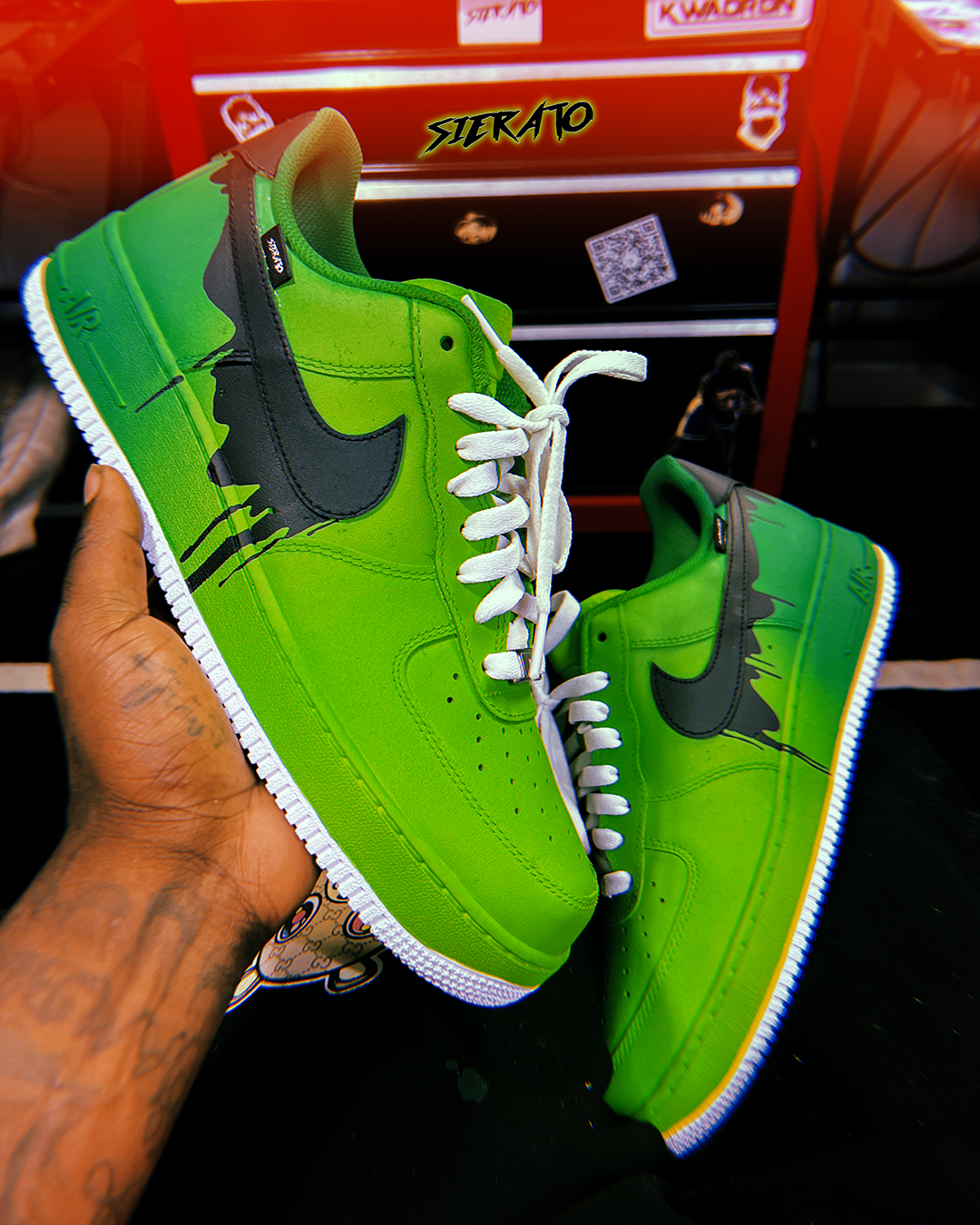 Nike Air Force 1 — Candy Drip Two Tone